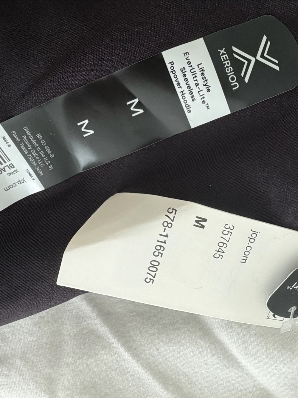 Xersion Black Men’s Hooded active wear - Picture 6 of 6